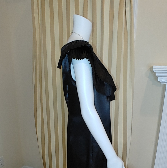 SUSANA MONACO SLEEVELESS RUFFLE SHIFT DRESS 8 - Picture 5 of 10